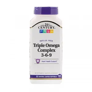 Омега 3 6 9 21st Century Triple Omega Complex 3-6-9 90 softgels
