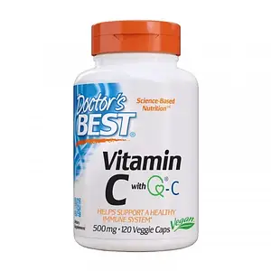 Вітамін C Doctor's BEST Vitamin C 500 mg 120 veg caps