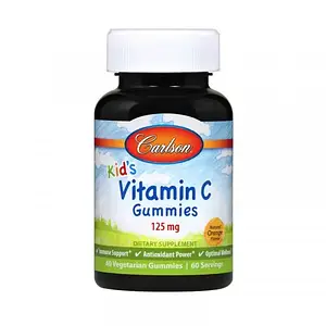 Вітамін З для дітей Carlson Labs Kid's Vitamin C Gummies 125 mg 60 veg gummies