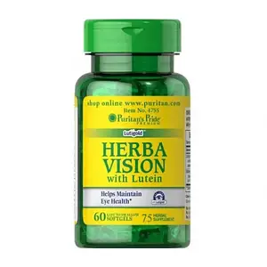 Комплекс для глаз Puritan's Pride Herba Vision with Lutein 60 softgels