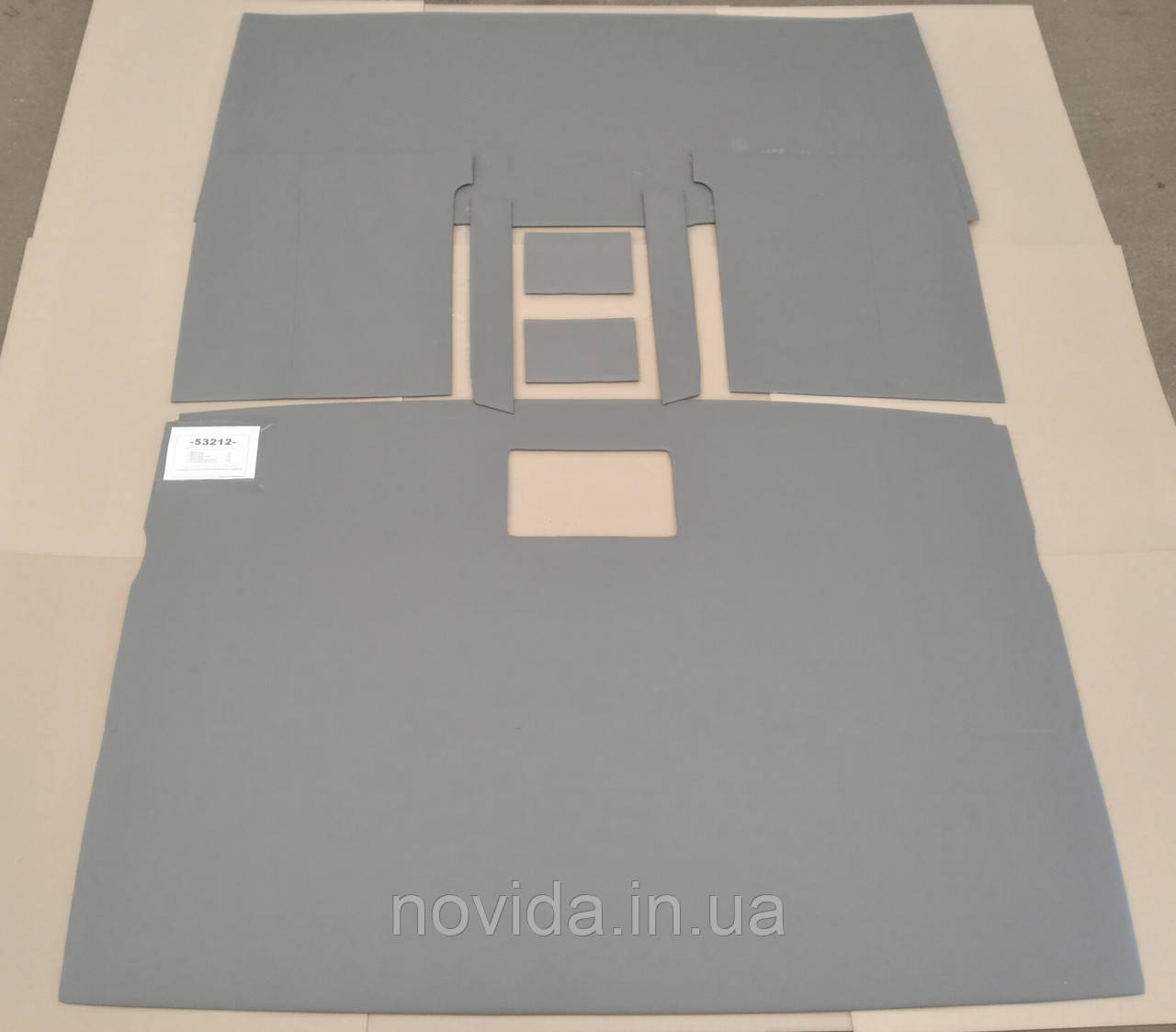 Оббивка кабіни КАМАЗ з низьким дахом зі спальним місцем (сіра) 5410-5000000, фото 1