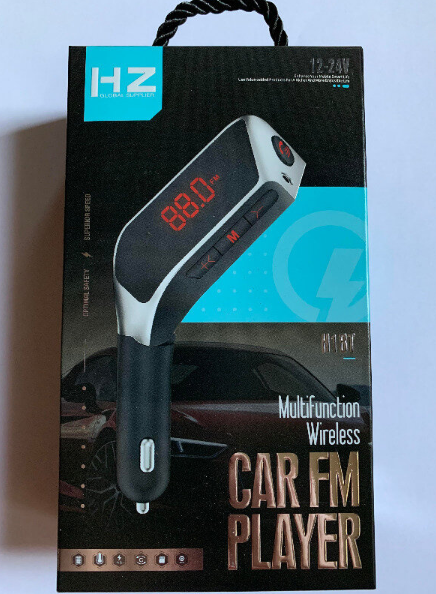Автомобильный модулятор FM трансмиттер H1BT с LED экраном для аудиосистемы автомобиля. - фото 8 - id-p1429618574
