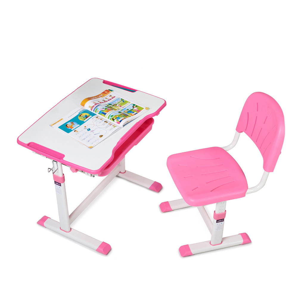 Зростаюча дитяча парта зі стільчиком Cubby Sorpresa Pink