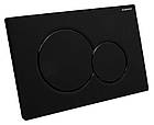 Кнопка зливу для інсталяції GEBERIT подвійна чорна 67224 115.770.DW.5, фото 3