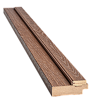Коробка дерев яна iндивідуальна ПВХ Ультра 100*32 дуб медовий (ущільнююча стійка) (129153)