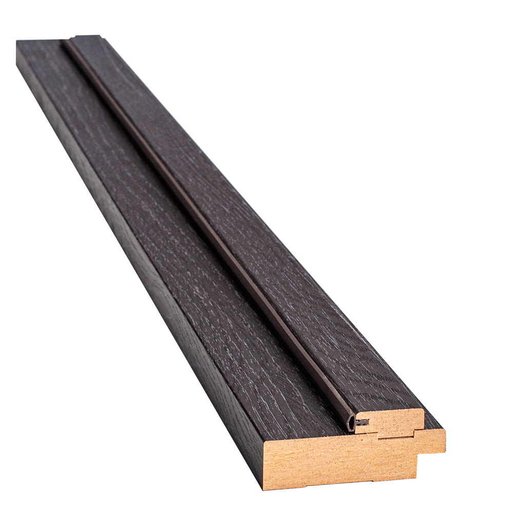 Дверна коробка iндивідуальна ПВХ Ультра 100х32 мм Дуб мускат (ущільнююча стійка) (129367), фото 1