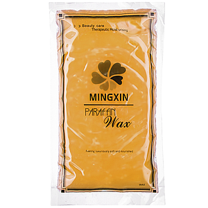 Парафин витаминизированный Mingxin Parafin Wax в брикете, 450 г оранжевый
