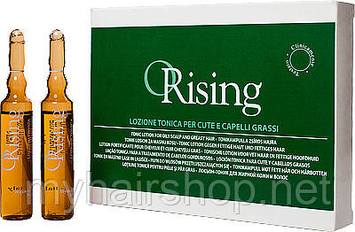Лосьйон для жирного волосся і шкіри голови ORISING Tonic Lotion for Oily Scalp and Greasy Hair 12*10 мл, фото 1