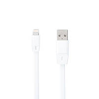 Кабель Optima Flat Speed Lightning - USB 1м Apple Iphone для зарядки і передачі даних White (C-015)