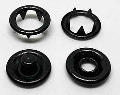 Кнопка Бебі 9.5 мм Латунь (в пакованні 500 штук) Оксид