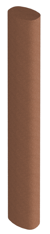 Лага EasyDeck Fence system terra 60 x 90 х 2700 mm овальна для системи огорож, фото 1