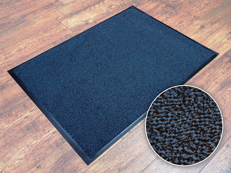 Брудозахисний килим Париж синій 90х120 см