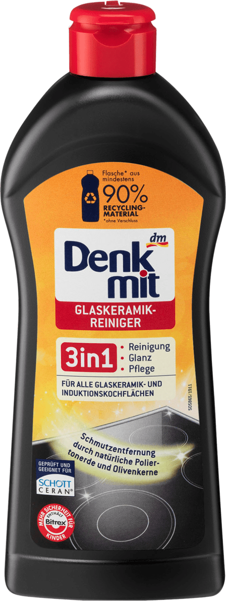 Крем для чищення варочної поверхні Denkmit Glaskeramik-reiniger 300 мл.