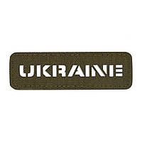 Нашивка M-Tac Ukraine Сквозная 25х80 Laser Cut, Olive, Cordura