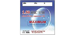 Лінза для окулярів VISION™ з індексом 1,50 (з покриттям HMC+EMI)