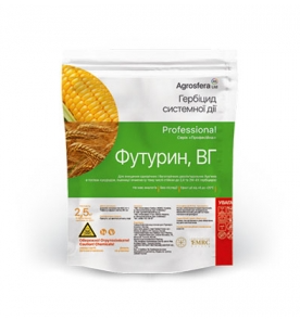 Гербіцид системної дії Футурін, ВГ (дикамби натрієва сіль 600 г / кг, тифенсульфурон-метил, 60 г / кг) 2.5 кг