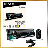 Автомагнітола Kenwood KMM-BT356 bluetooth, 1din, MP3