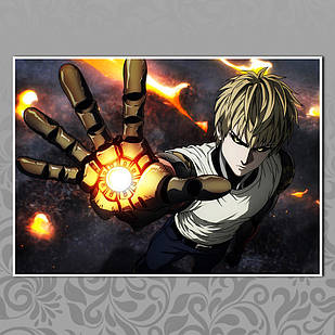 Плакат Аніме Onepunchman 10