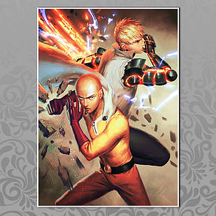 Плакат Аніме Onepunchman 12