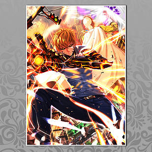 Плакат Аніме Onepunchman 13