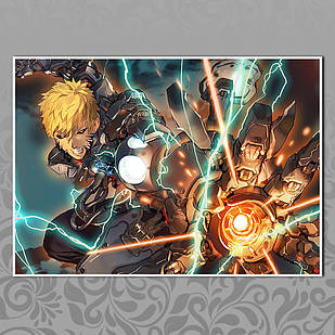 Плакат Аніме Onepunchman 17