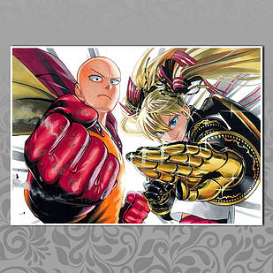 Плакат Аніме Onepunchman 19