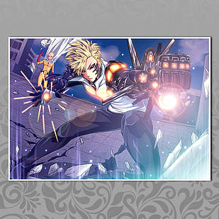 Плакат Аніме Onepunchman 22