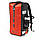 Рюкзак водонепроникний XLC, 61 x 16 x 24 см, червоний (AS), фото 6