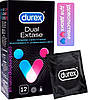 Презервативи Durex Dual Extase рельєфні пришвидшують її, уповільнюють його #12 шт.Рельєфні з анастетиком long love!, фото 4