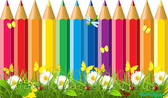 Наліпка для оформлення стін "Олівці", фото 1