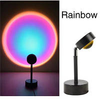 Лампа - светильник для дома Q07 sunset lamp / rainbow