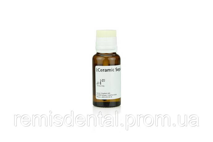 Сепараційні рідина для кераміки з кісточкою IPS Ceramic Separating Liquid with Brush 15 мл, фото 1