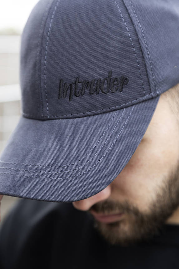 Кепка Intruder чоловіча | жіноча сіра брендовий small logo + Фірмовий подарунок, фото 2