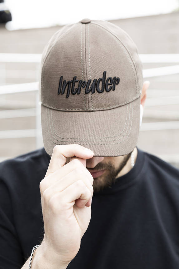 Кепка Intruder чоловіча | жіноча хакі брендовий big logo + Фірмовий подарунок, фото 2