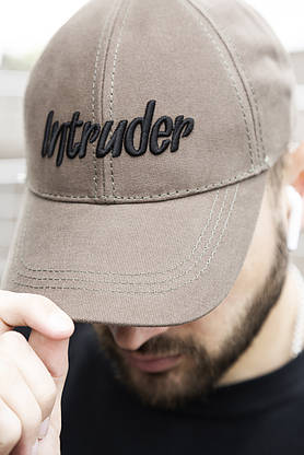 Кепка Intruder чоловіча | жіноча хакі брендовий big logo + Фірмовий подарунок, фото 3