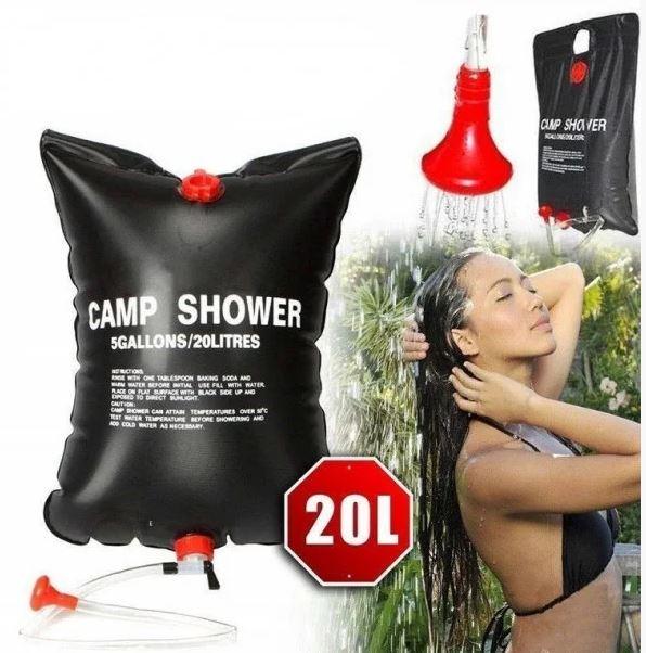 Душ для данини, похід (прочний) CAMP SHOWER 20 литров.