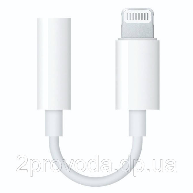 Кабель перехідник для навушників Lightning - 3.5 мм Jack, фото 1