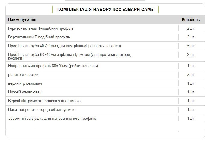 Комплект воріт "Звари сам" з фурнітурою. Ворота 7 метрів (проїзд 4,50м ) - фото 6 - id-p1403660691