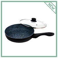 Сковорода з гранітним покриттям і з кришкою GERMAN FAMILY GF-050GC-26 НА 3 Л 26*5.7 СМ