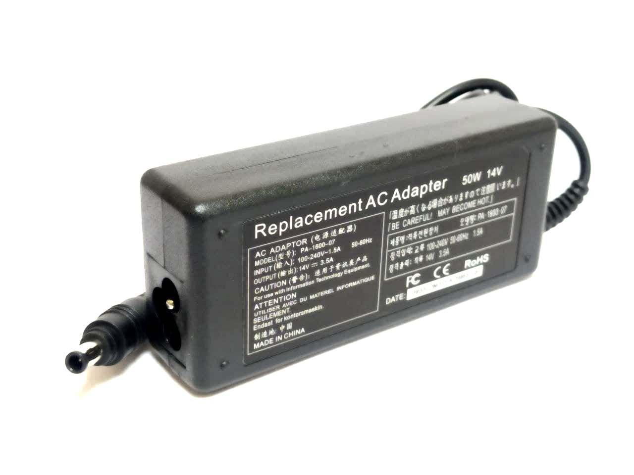 Блок живлення для LCD моніторів Samsung 14V 3.5 A 49W 5.5x3.0mm