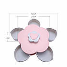 Менажниця - тарілка для закусок Flower Candy Box, Рожева / Цукерниця, фото 9