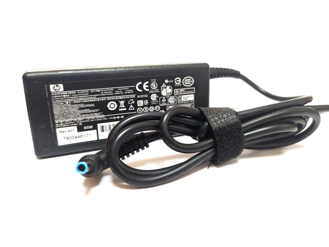 Зарядное устройство для ноутбука HP 15-g099er 19.5V 3.33A 65W 4.5*3.0 blue tip - фото 1 - id-p557937237