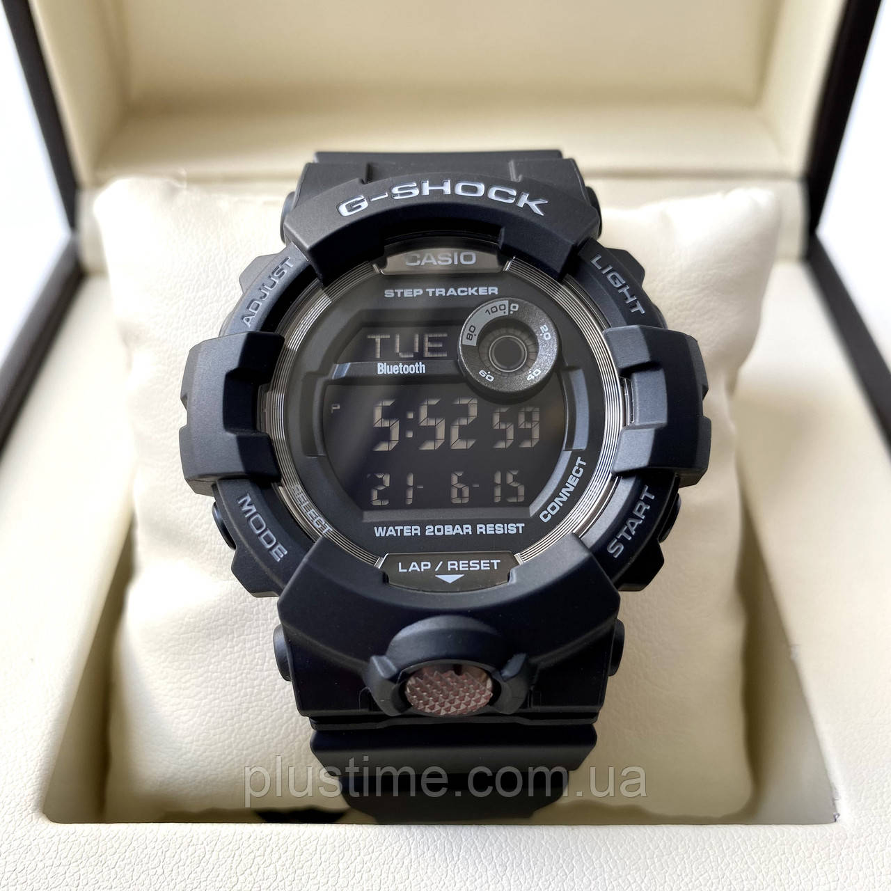 Часы CASIO G-Shock GBD-800-1BER наручные спортивные водостойкие с секундомером, подсветкой и шагомером - фото 2 - id-p1429796315