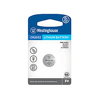 Літієва батарейка Westinghouse Lithium "таблетка" CR2032 1шт/уп blister