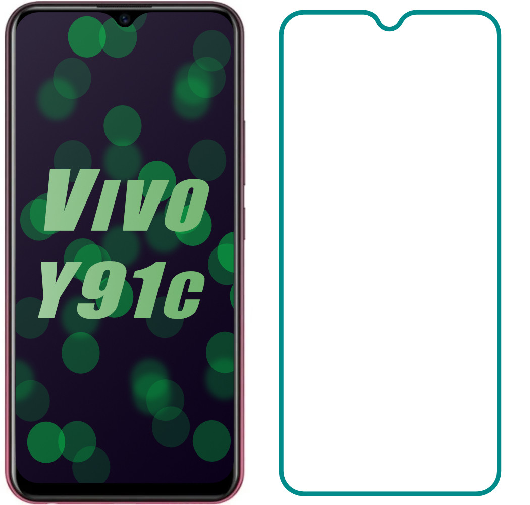 Захисне скло Vivo Y91C (Прозоре 2.5 D 9H) (Виво У91С)