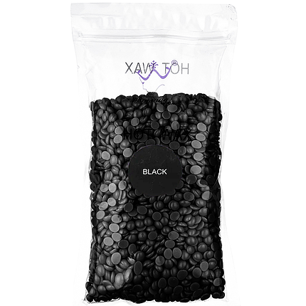 Віск плівковий в гранулах Konsung Beauty Black, 500 г чорний, фото 2