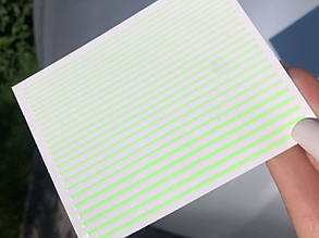 Гнучка стрічка неоново-зелена