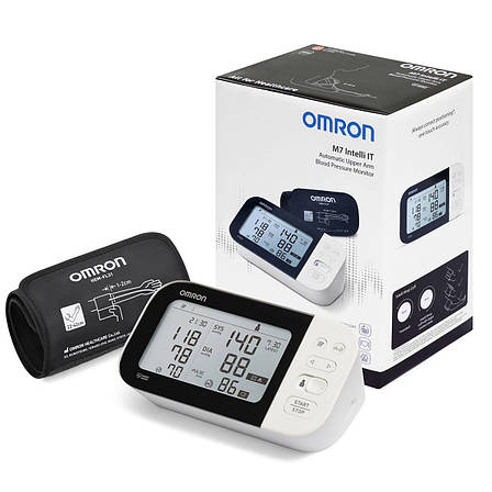 Тонометр Omron M7 Intelli IT (HEM-7361T-EBK), фото 1