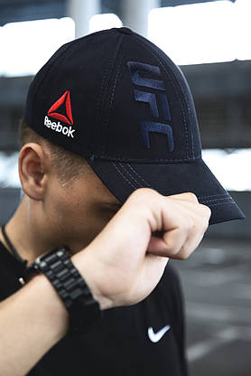 Кепка UFC Reebok чоловіча | жіноча рібок синя, фото 3