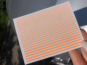 Гнучка стрічка неоново-жовтогаряча